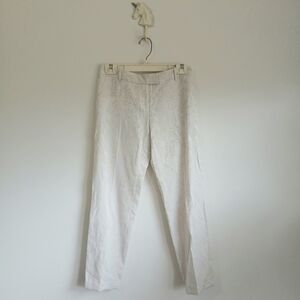 The Limited-Linen Blend-Trouser Dress Pants-Floral paisley print- Size 2/R - NWT